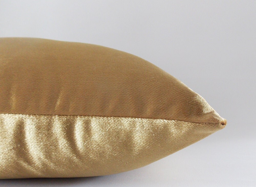 Velvet Solid Gold Pillow Covers Decorative Velvet Pillows