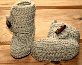 crochet baby booties, baby crochet booties, newborn booties, baby shoes ...