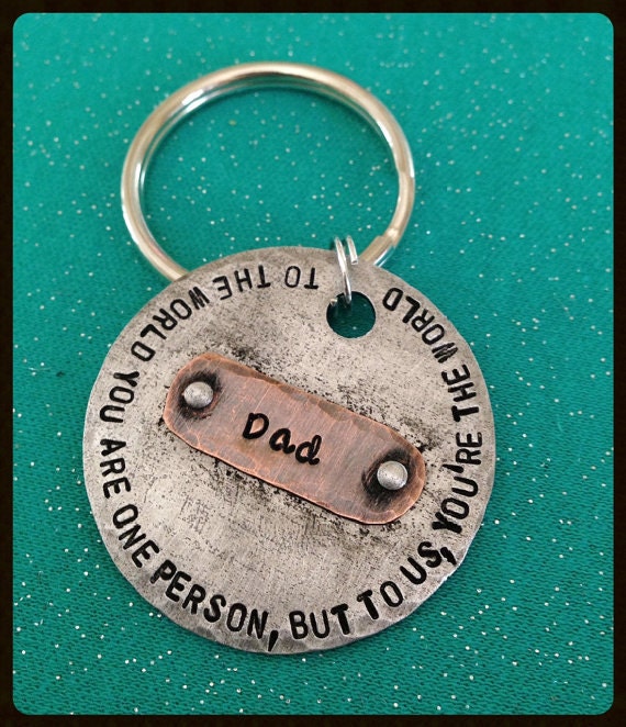 Download Items similar to Father's Day Key Chain | Gifts for Dad ...