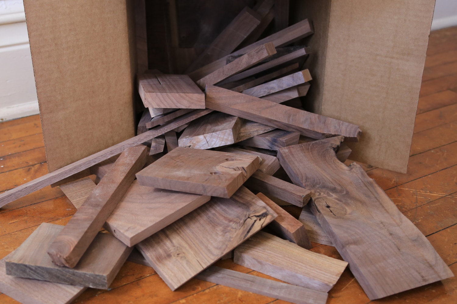 Walnut Scrap Wood Reclaimed Wood Wood Blocks Craft Wood