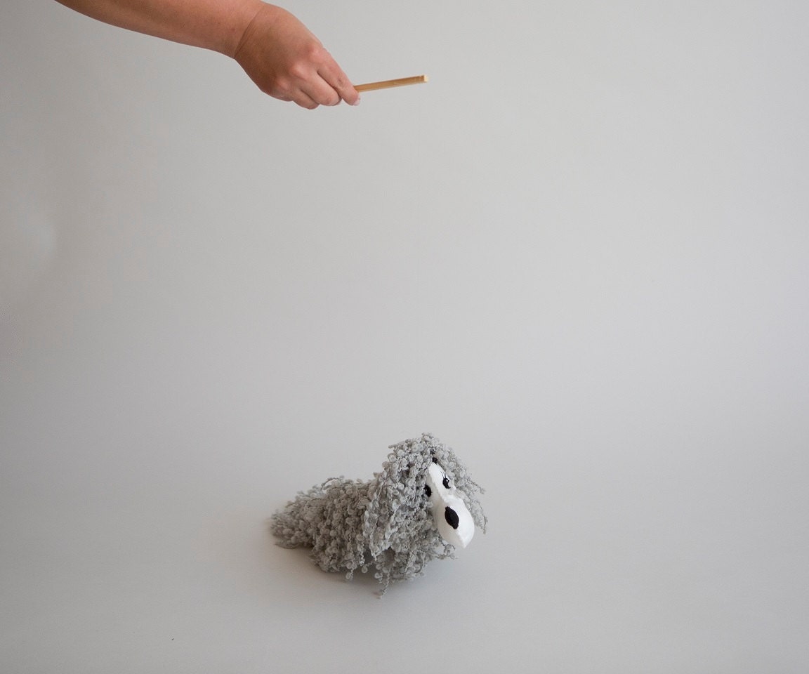 Dog Puppet on strings Sewing PATTERN pdf How to