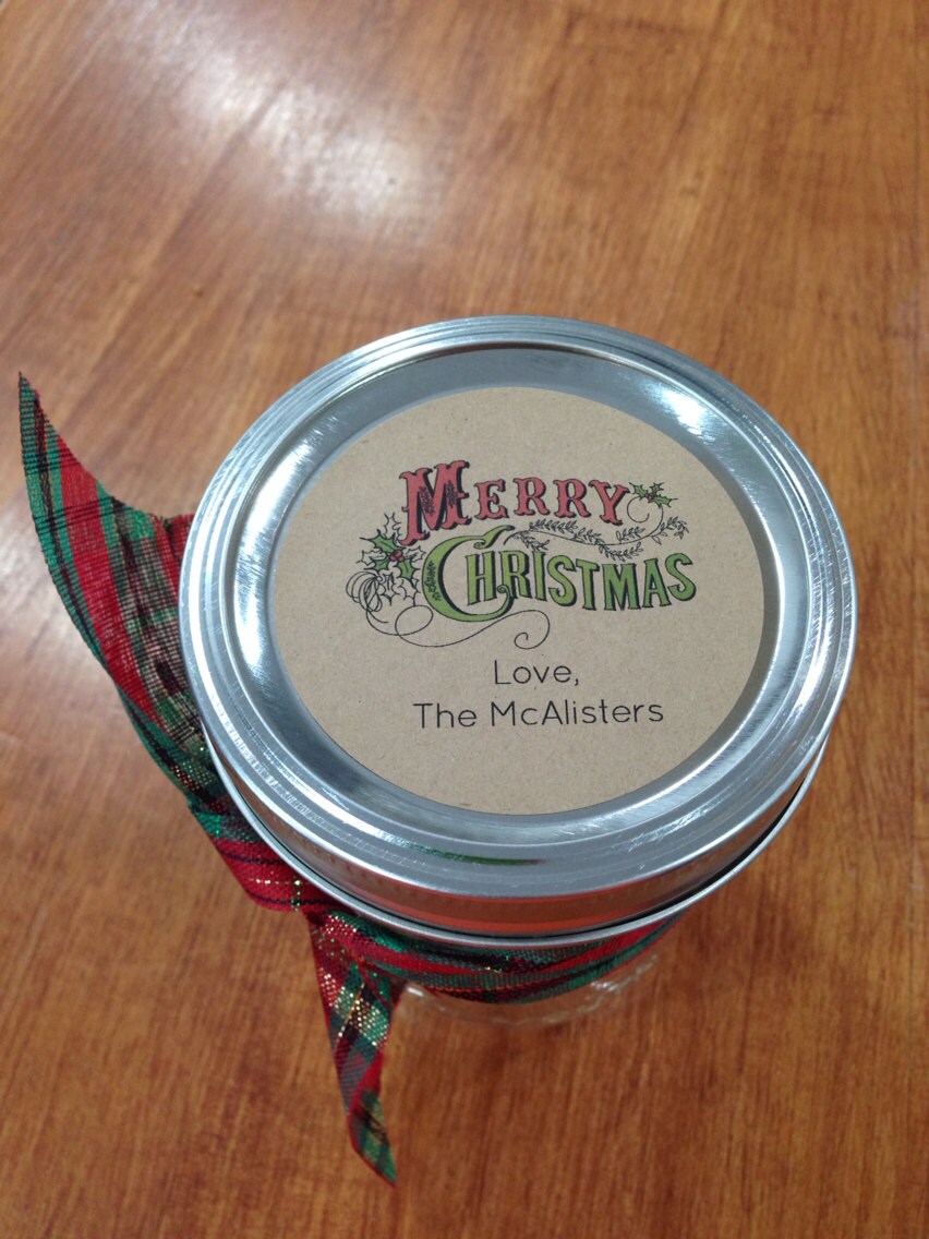 Christmas Mason Jar Labels Labels for Mason Jars Jam Labels