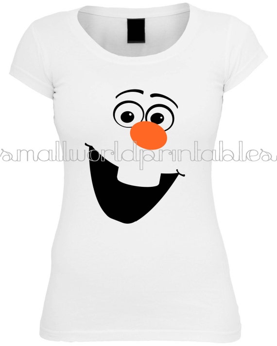 instant download disney frozen olaf face printable diy iron on