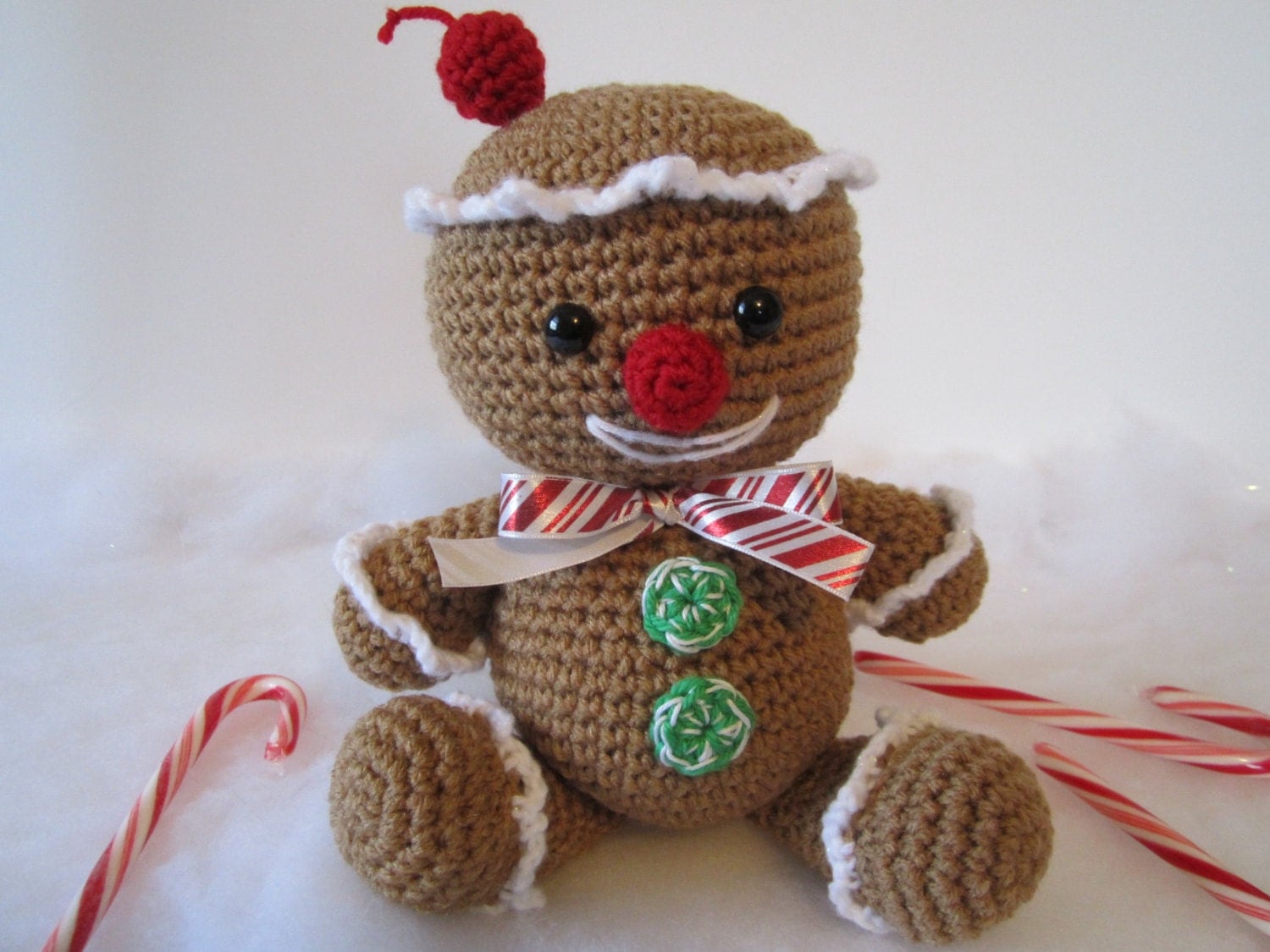 christmas gingerbread man soft toy