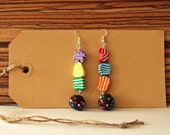 Handmade earrings inspired by the famous game Candy Crush Saga