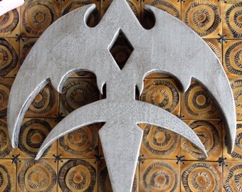 Queensryche Triryche Wooden Wall Plaque