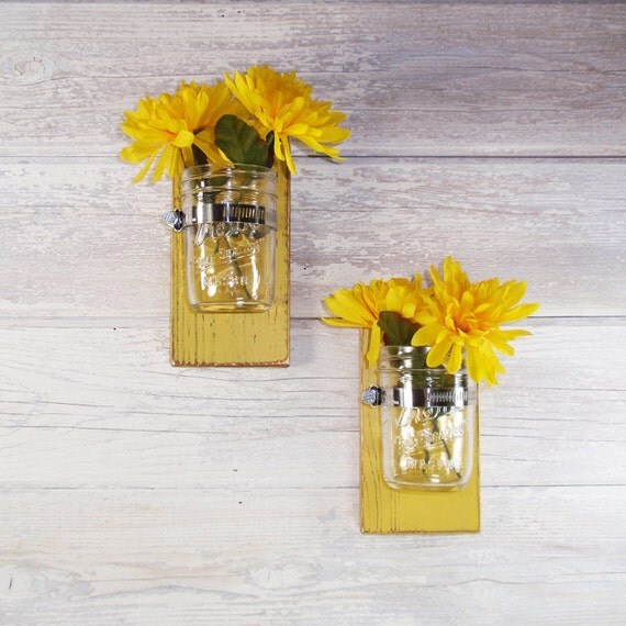 Sale Cottage Chic Wall Flower VasesFarm House Chic