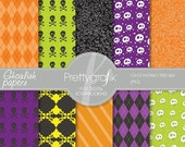 80% OFF SALE Halloween digital paper, commercial use, scrapbook papers, background - PS555 Il_170x135