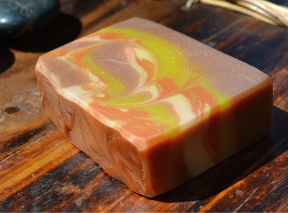 Coco Mango Shea Butter Cold Process Handmade Soap Vegan Soap