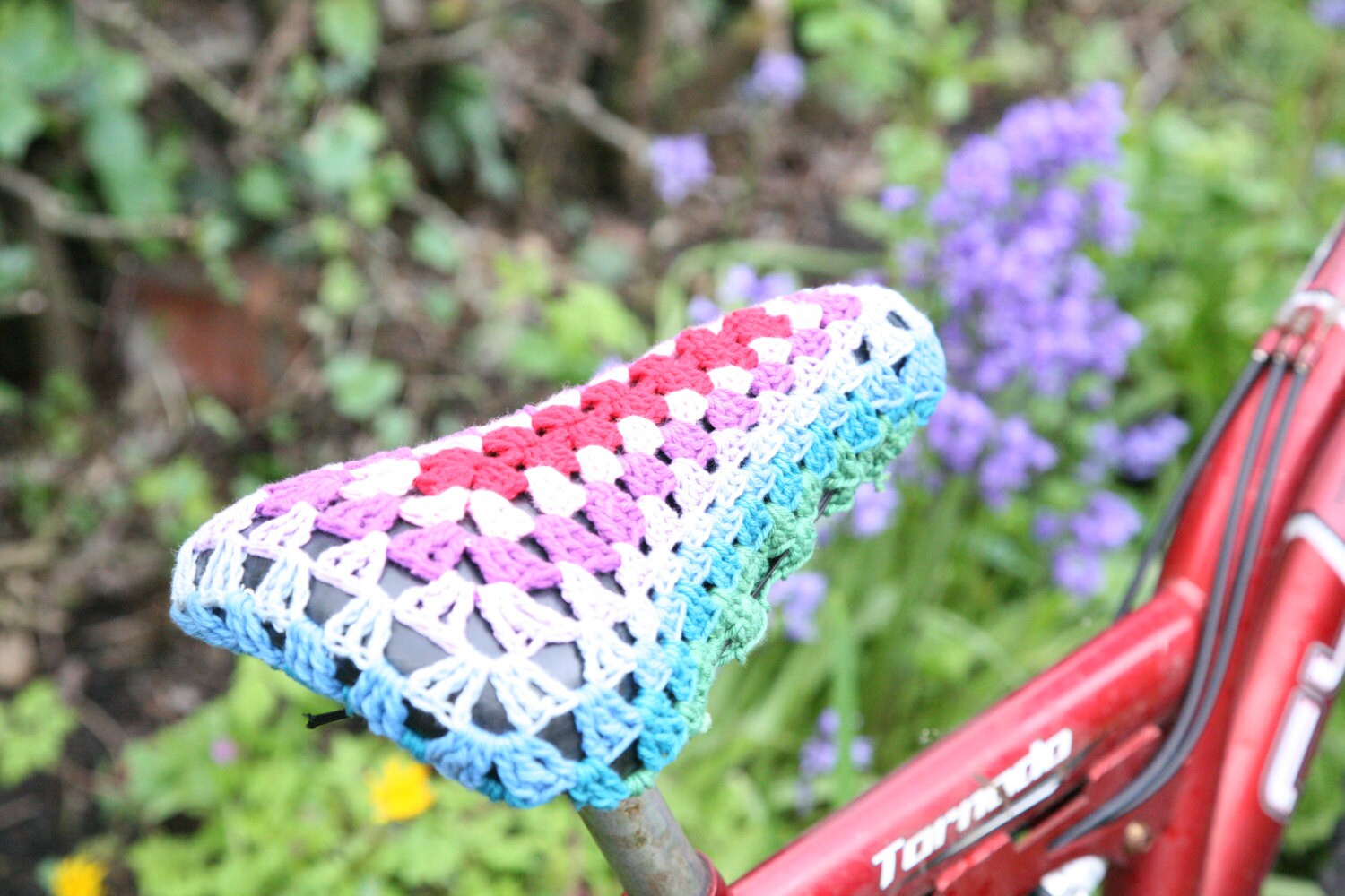 Crochet Bike Seat Cover Pattern Suitable for Beginners