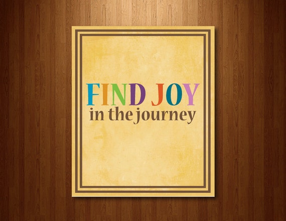 Items similar to Find Joy in the Journey Printable on Etsy