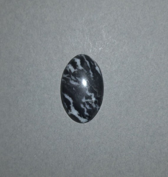Zebra Marble (Stone) Cabochon (30X19)