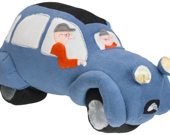 custom toy - citroen car, classic car, french car, soft toy car 2cv deux chevaux