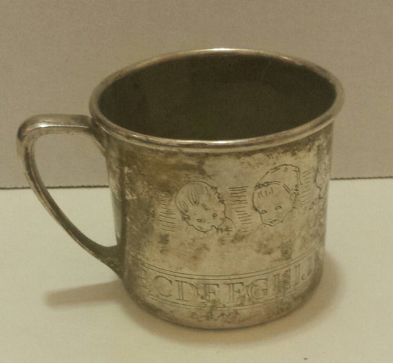 Plated Silver Vintage baby Oneida Baby vintage  Christening cup Cup oneida