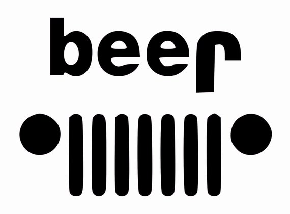 Jeep sticker beer #4
