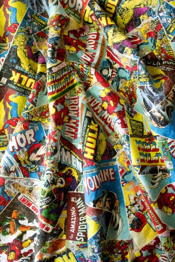 Minky Blanket in Marvel Heros Super Hero Baby Blanket Baby