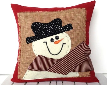 snowman christmas pillow cover 20x20 holiday pillow decorative pillow cushion christmas decoration - Christmas Decorative Pillows snowman christmas pillow cover 20x20 holiday pillow decorative pillow cushion christmas decoration - Christmas Decorative Pillows