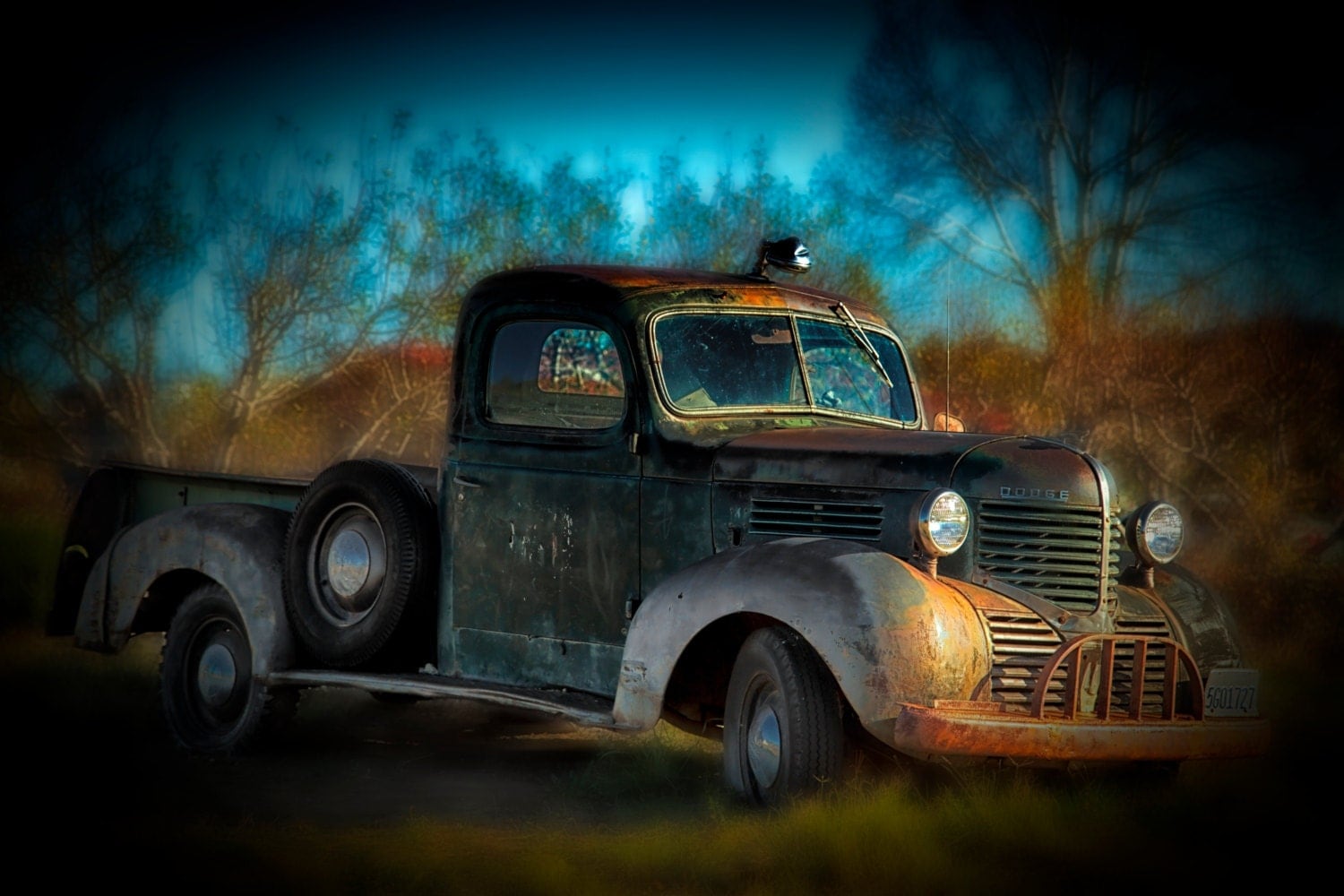 Items similar to 40s Dodge Pickup Truck, Classic Car Photography ...