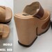 tan chunky slides