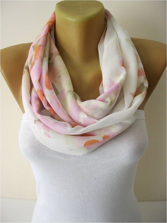 Infinity Scarf Shawl Circle Scarf Loop Scarf Gift scarf