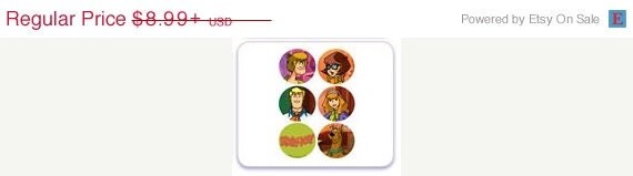SUMMER SALE Scooby Doo Image Cupcake Topper Il_570xn