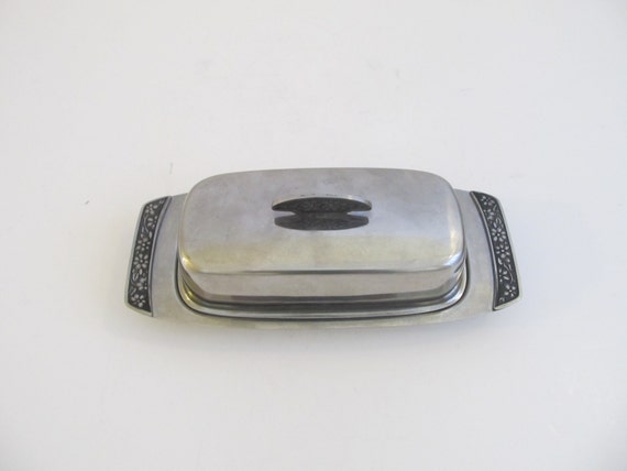 Butter Dish Vintage Butter Dish Stainless Steel Butter Dish