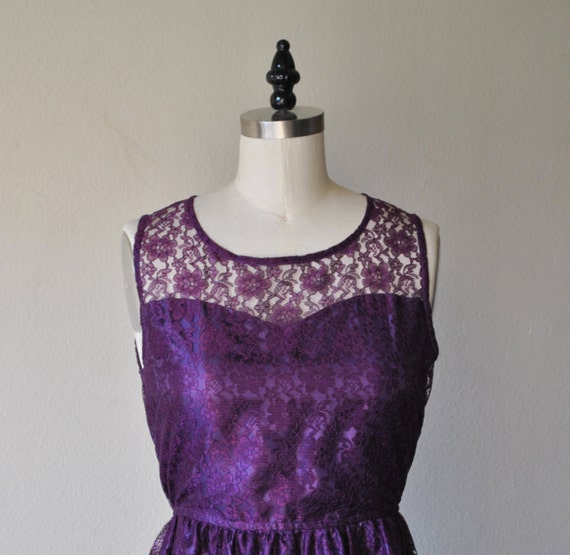 PROVENCE (Plum) CUSTOM FIT : Plum purple lace dress, sweetheart ...