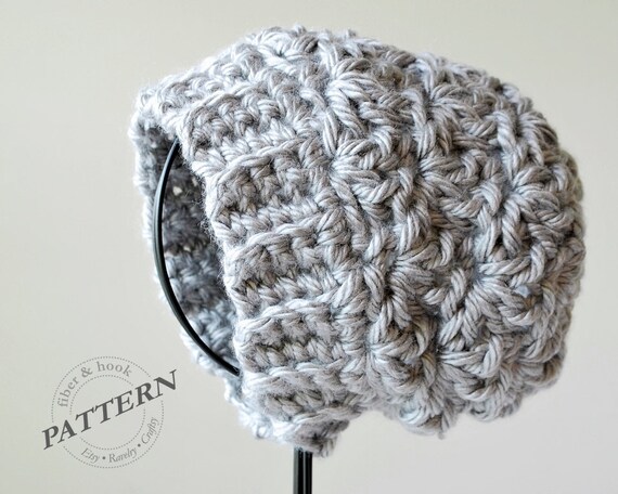 CROCHET PATTERN Newcastle Chunky Beanie Chunky Hat Pattern