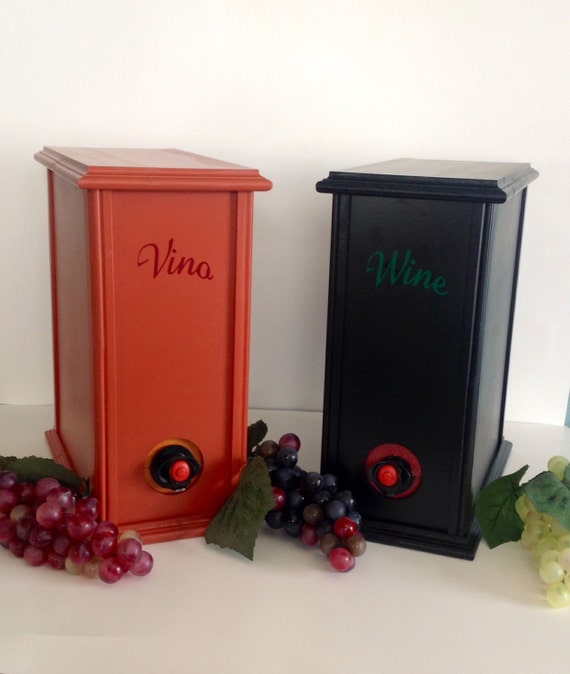 Items similar to Boxed wine holders, set of 2 (Wedding Party's,Dining ...