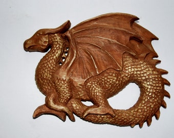 Popular items for carved dragon on Etsy