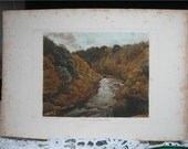 Frederick Lewis H/C Aquatint Scene from Buckland Rock