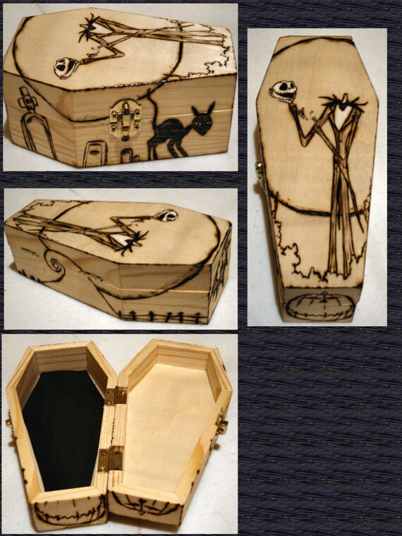 nightmare before christmas coffin box