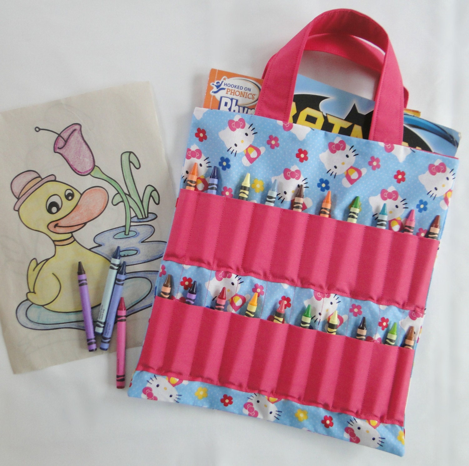 Download Hello Kitty Coloring Book and Crayon Holder by Shoppebylola
