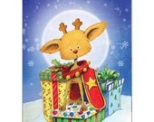 80% OFF Rudy on presents printable Christmas card Il_170x135