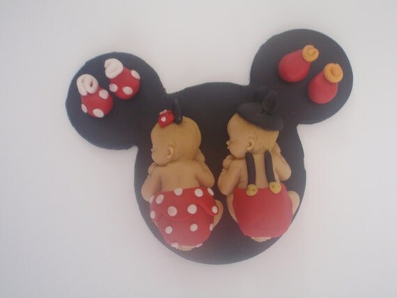 Fondant Edible Baby Minnie or mickey mouse by ...