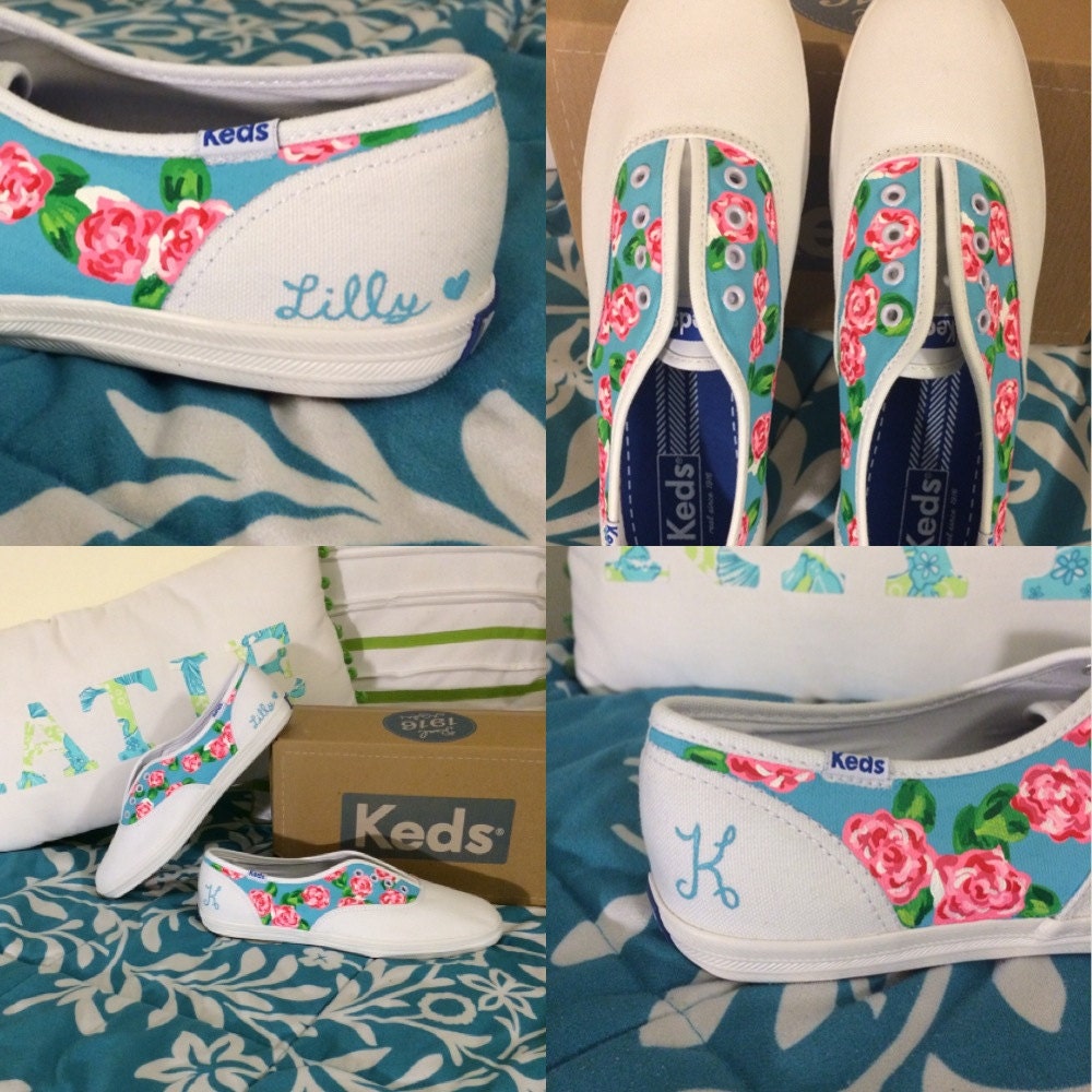 Hand painted Keds First Impression ARTWORK AND by Kreations4UbyKT