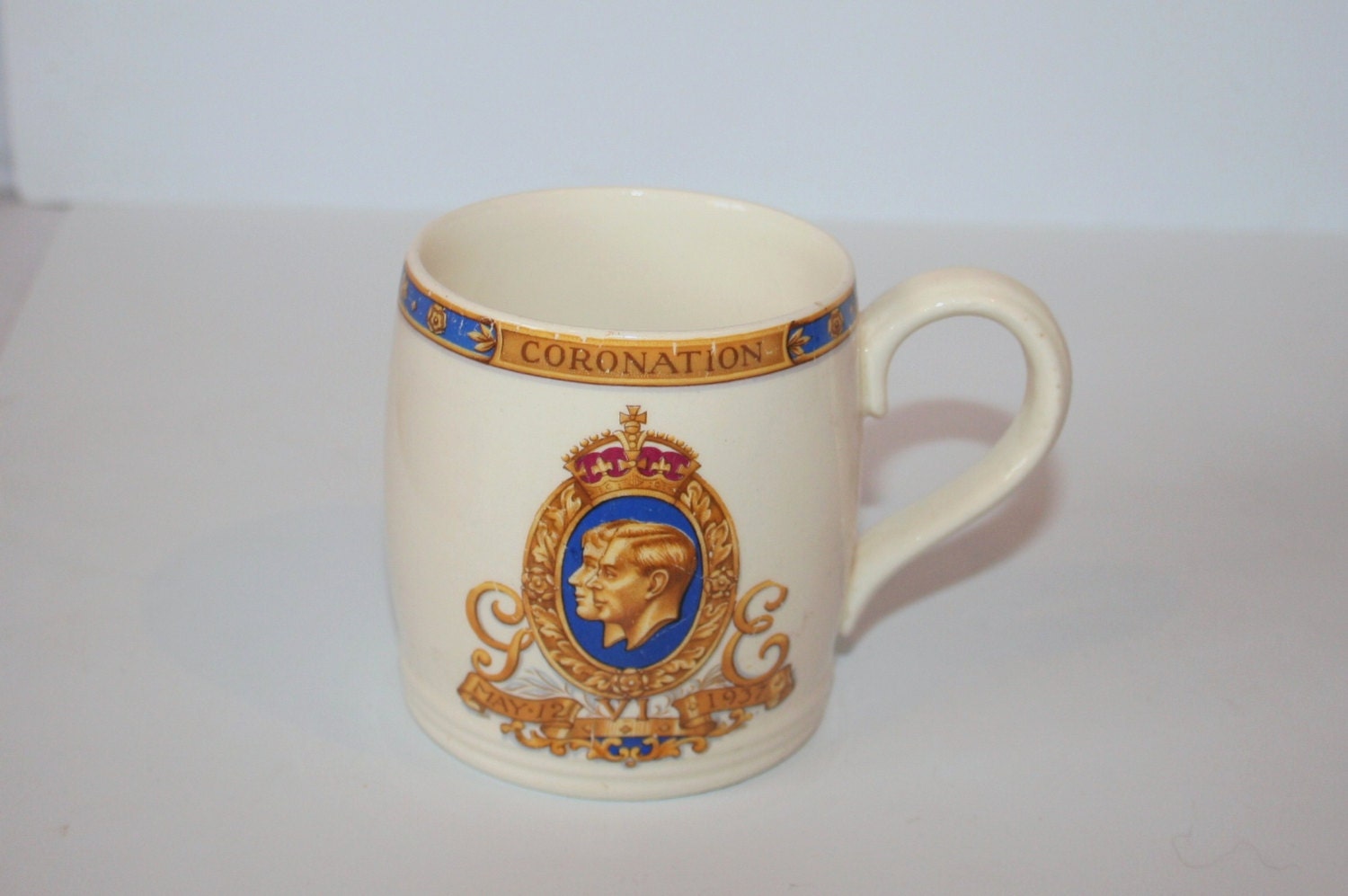 King George VI & Queen Elizabeth Coronation Mug