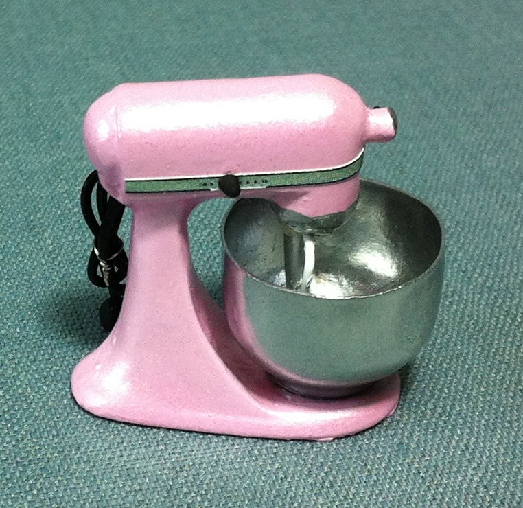 Kitchen Aid Mixer Miniature Pastel Pink Kitchenware Supplies