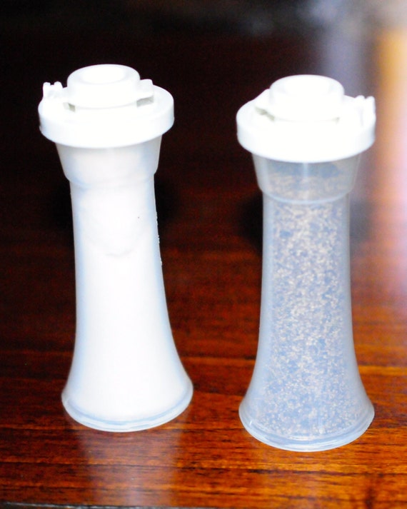 Retro Tupperware Salt and Pepper Shakers