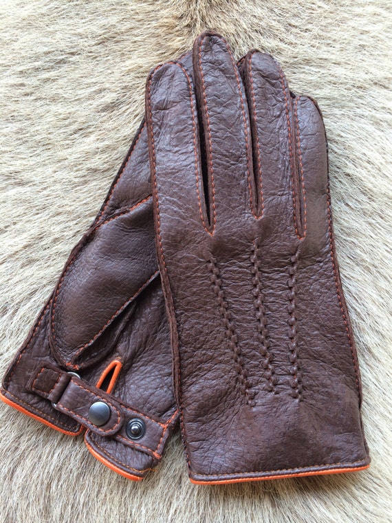 Peccary Leather Gloves Super Elegant Limited Edition Peccary