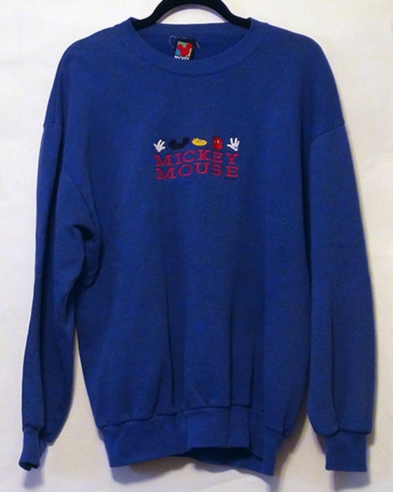 Blue Mickey Mouse Sweatshirt XL