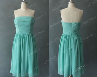 turquoise bridesmaid dress, prom dress bridesmaid, short bridesmaid ...