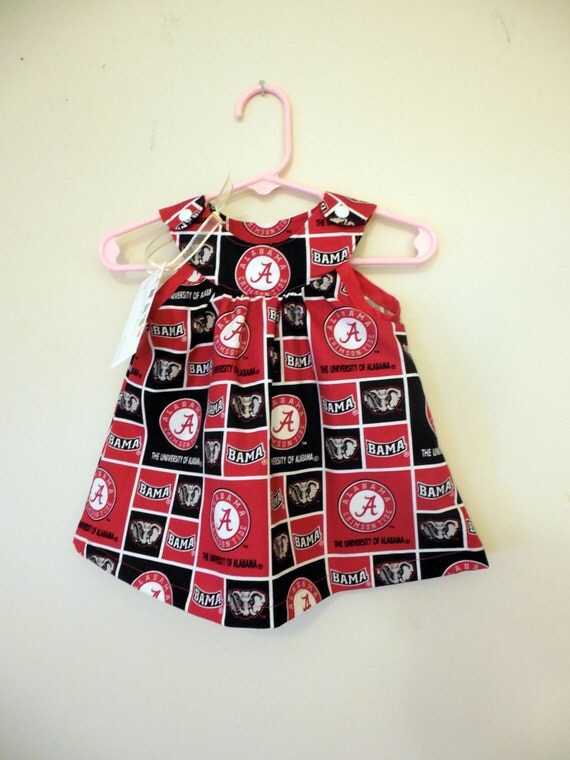 Alabama Newborn Baby Girls Dress made from Alabama by DonerDesigns