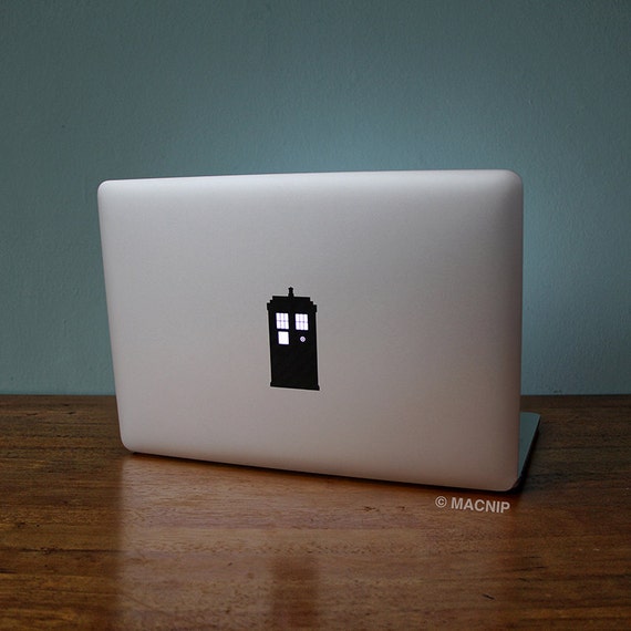 Doctor Who Tardis Geronimo Macbook Decal Laptop Sticker