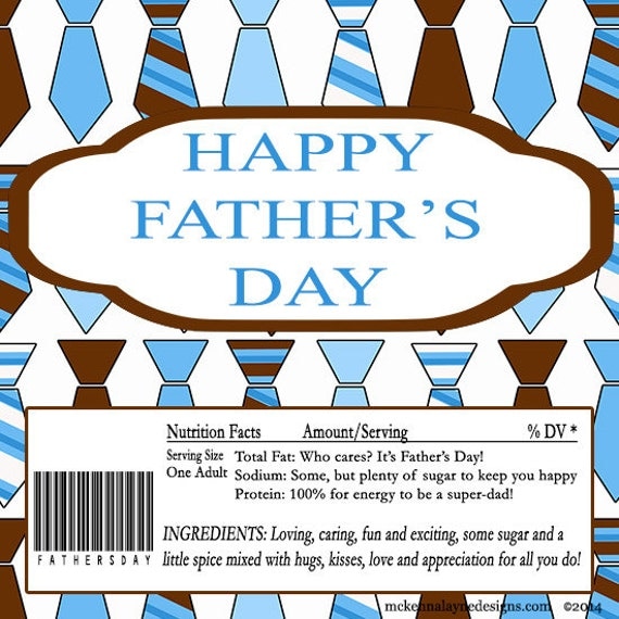 Father s Day Lots Of Ties Chocolate Candy Bar By PartiesR4Fun
