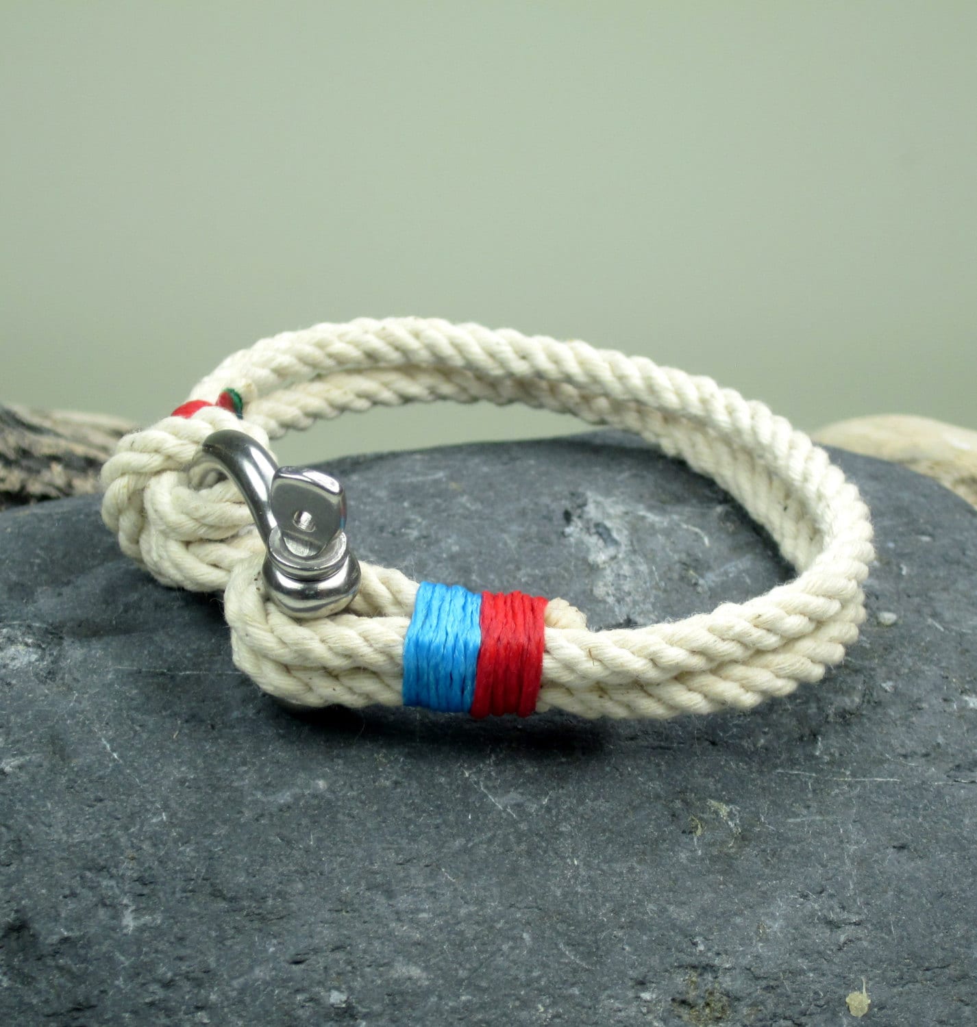 EXPRESS SHIPPING Natural Sailing bracelet. Men's Bracelet