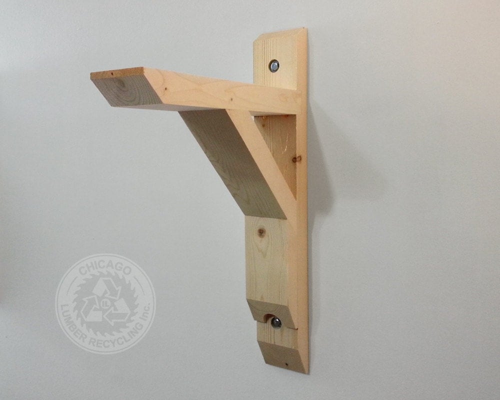 angled wood shelf brackets
