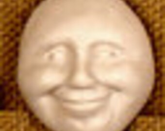 Mold-3 - Three-Quarter-Inch Face Mold, a hard resin mold designed by Maureen Carlson