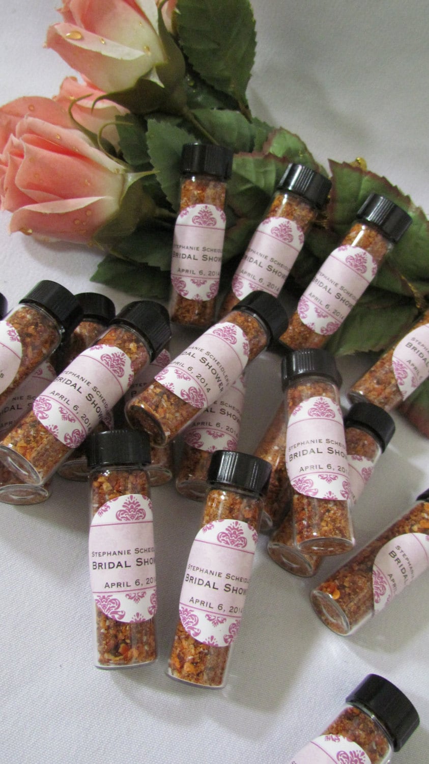 Summer Wedding Favors Spices BBQ rubs Salts by InNonnasKitchen