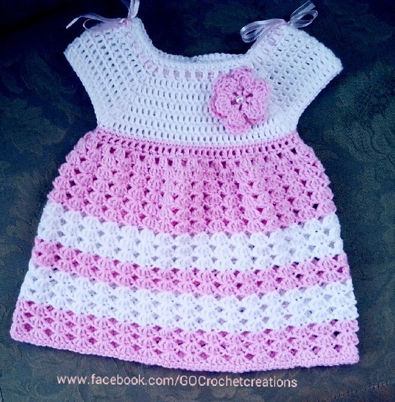 Crochet Baby Girl Dress 91C